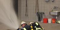Hohlstrahrohrtraining in der Waschhalle