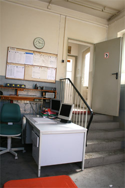 Aufenthaltsraum - Fahrzeughalle