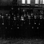 Ortsfeuerwehr Sarstedt unter Alfred Schrader im Jahre 1950