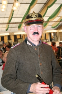 Werner Vahlbruch als Feuerwehrmann anno 1900