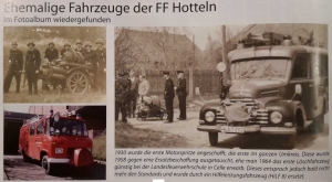 Historische Fahrzeuge der FFW Hotteln